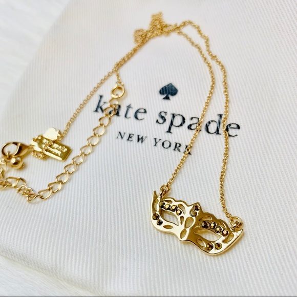 kate spade Jewelry - NWOT Kate Spade | Masquerade Ball Mask Pendant